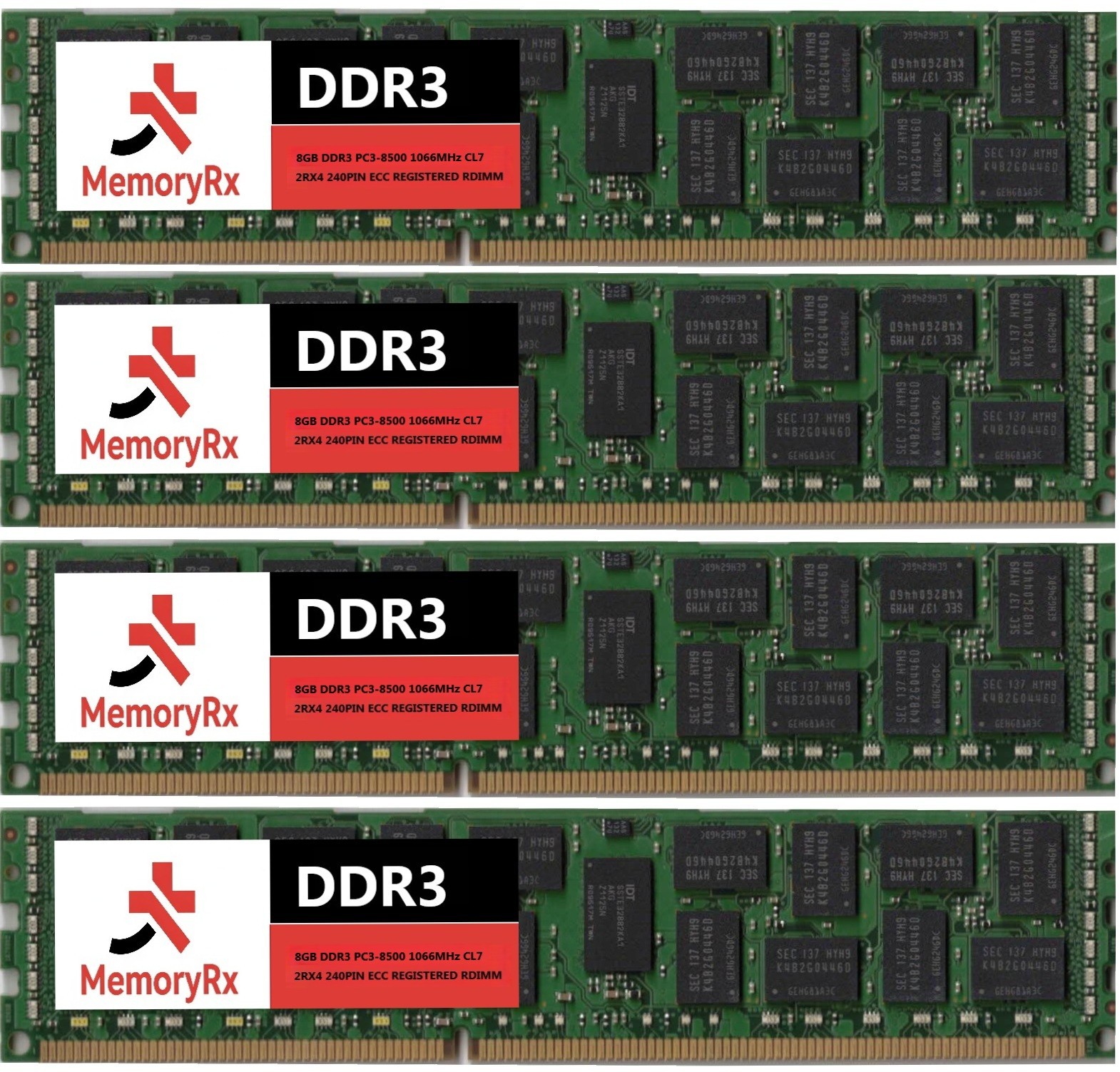 32GB (8GB x 4) DDR3 1066 Memory RAM FOR 2009 2010 APPLE MAC PRO NEHALEM 4,1 5,1