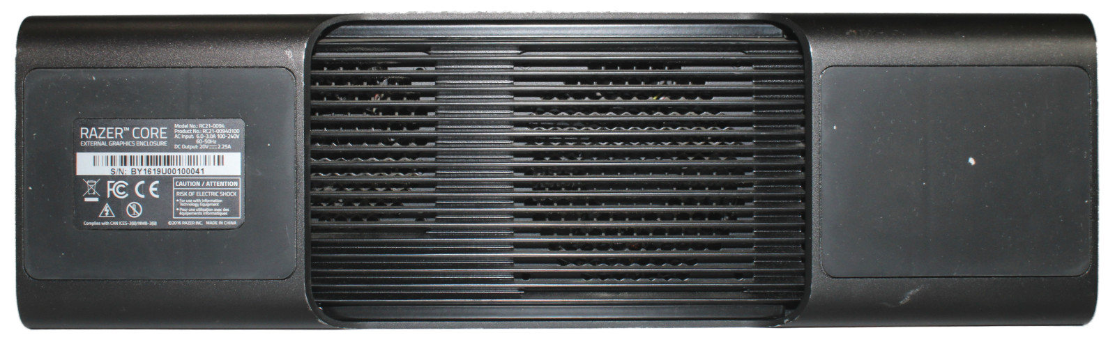 Razer Core V1 RC21-00940100 Thunderbolt 3 eGPU External Graphics Enclosure 500W