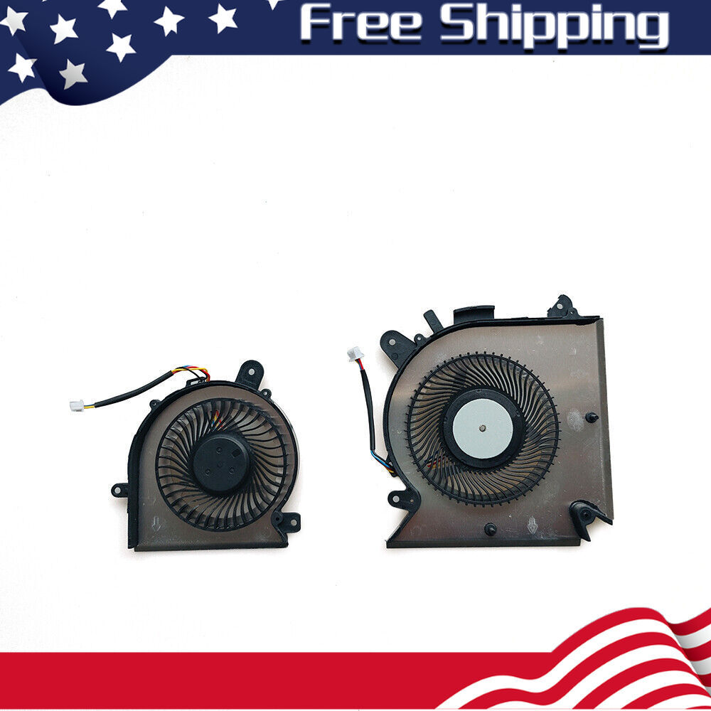 New For MSI GF65 Thin PABD08008SH N413 N433 5V 0.5A 4-Pin CPU & GPU Cooling Fan
