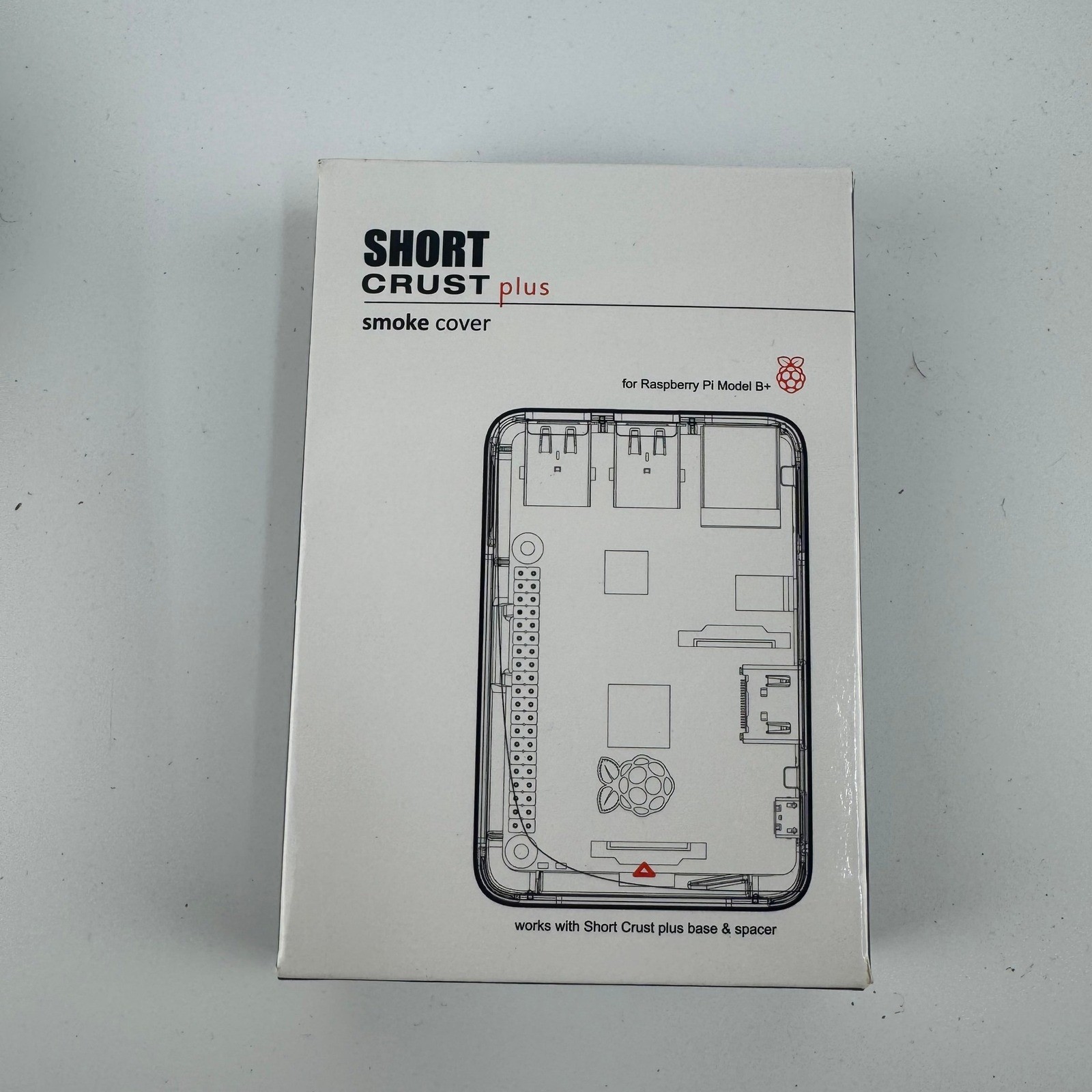 Raspberry Pi 2 Model B 1GB element14 with Short Crust Plus Case and Heat Sinks