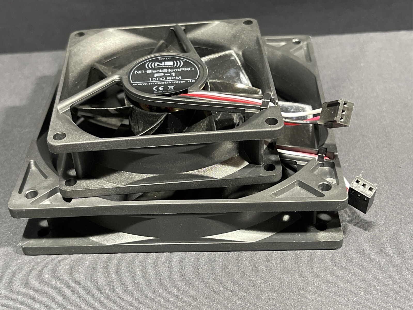 Noiseblocker Black Silent Pro P-1 1500 RMP & Pl-1 900 RPM Computer Case Fan