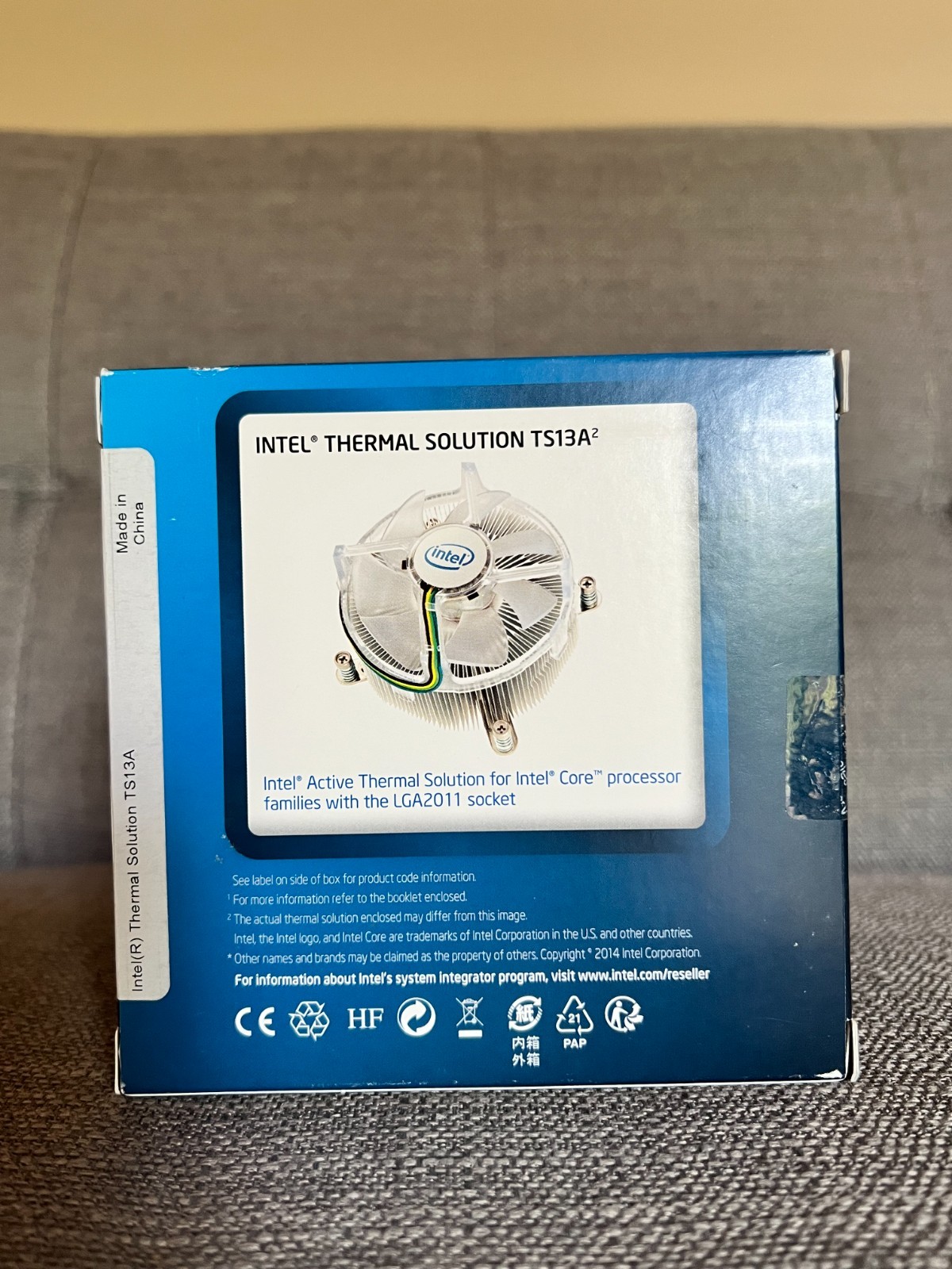 Intel Socket LGA2011-3 LGA2011 Cooler Heatsink Fan Desktop-Server up to 140W TDP