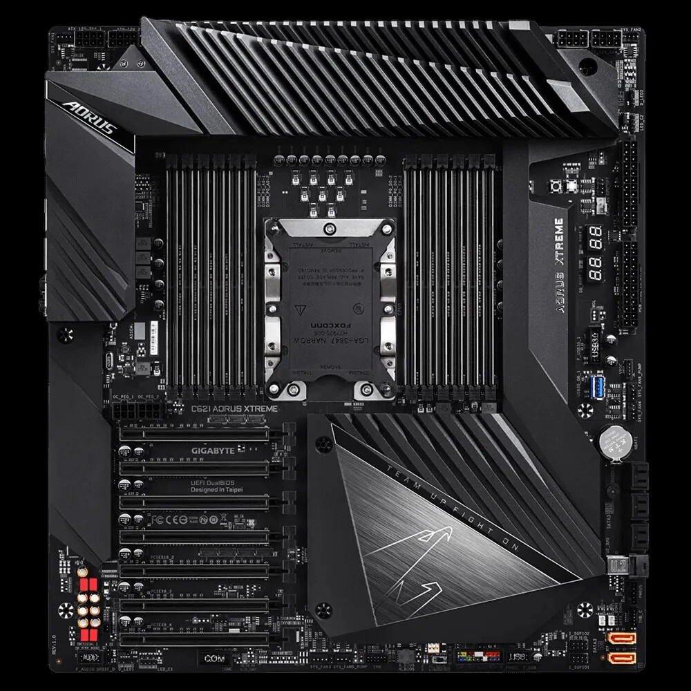 GIGABYTE C621 AORUS XTREME LGA3647 E-ATX Motherbroad C612 Support W-3175X CPU