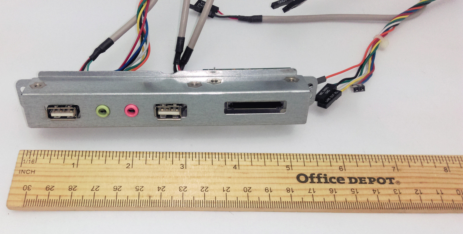 Front I/O Panel USB, Audio, MIC, SD Media Card Reader Ports For Computer PC