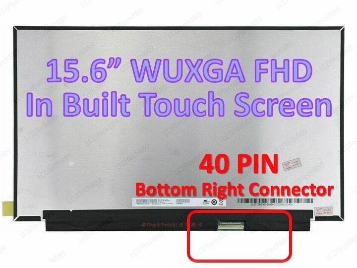 NV156FHM-T07 V8.1 V8.4 Lenovo 5D10W46422 5D11C74688 LCD Touch Screen 15.6” FHD