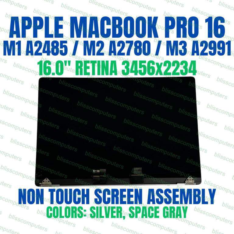 A2485 LCD Screen Replacement MacBook PRO M1 16″ EMC 3651