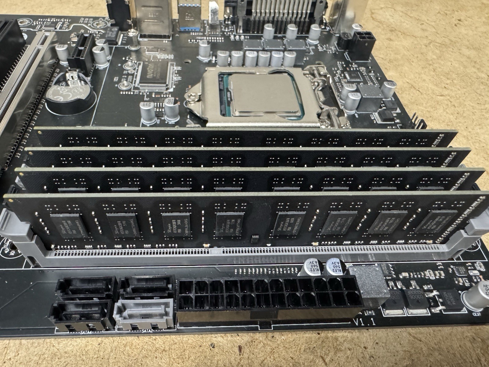 Asus B75M4-PLUS Mobo + Intel i7-3770 CPU + 32GB DDR3 RAM + GTX650 GPU Combo