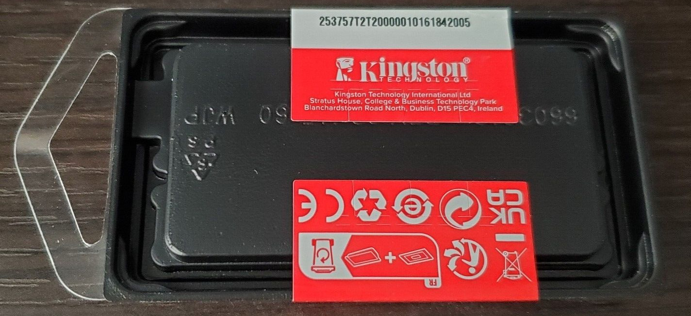 Kingston 8GB DDR3 1600MT/s Non-ECC Unbuffered SODIMM, KCP3L16SD8/8 (GENUINE NEW)