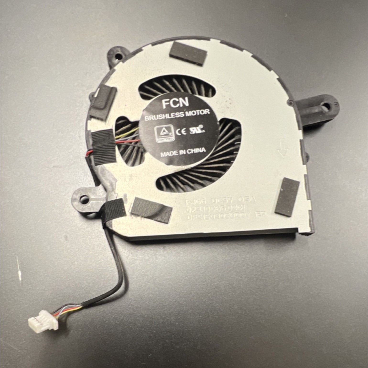HP CPU Fan 914256-001 FCN Silver Black Cooling Fan For HP Laptop Replacement