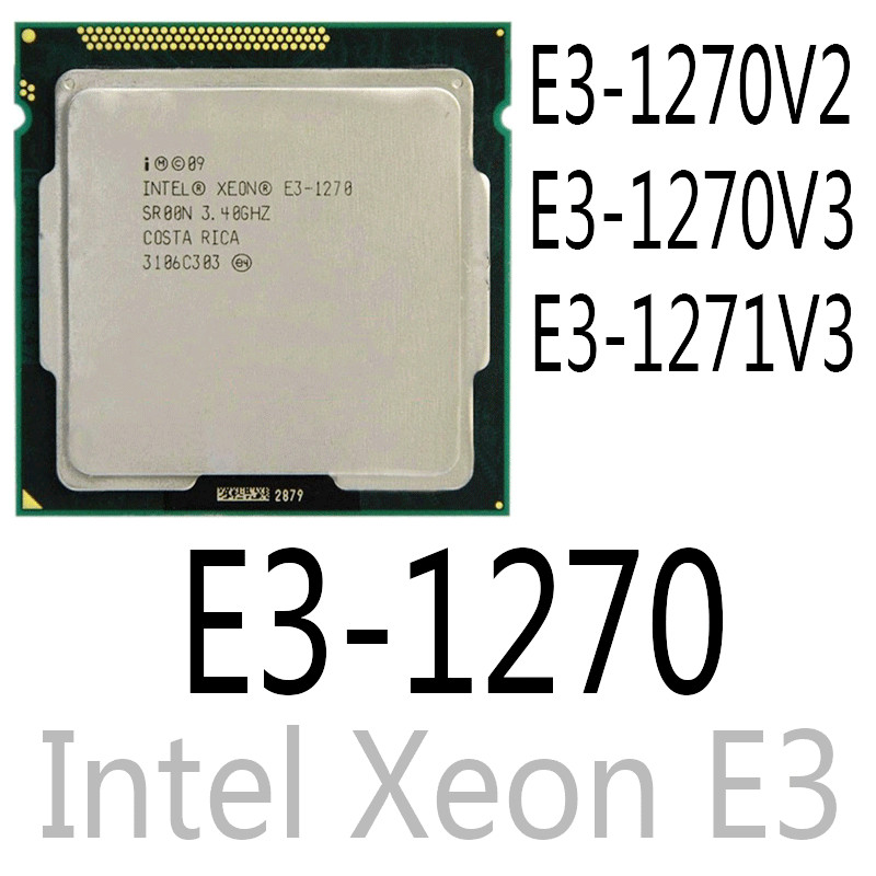 E3-1270 Intel Xeon V2 V3 E3-1271 V3 CPU Processor Used