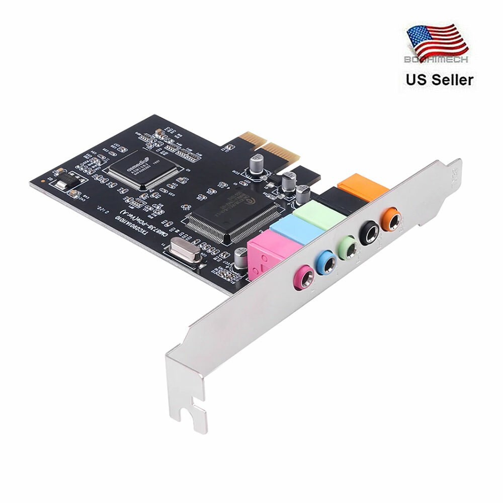 PCI-E Express 5.1 Ch 6 Channel Audio Digital Sound Card