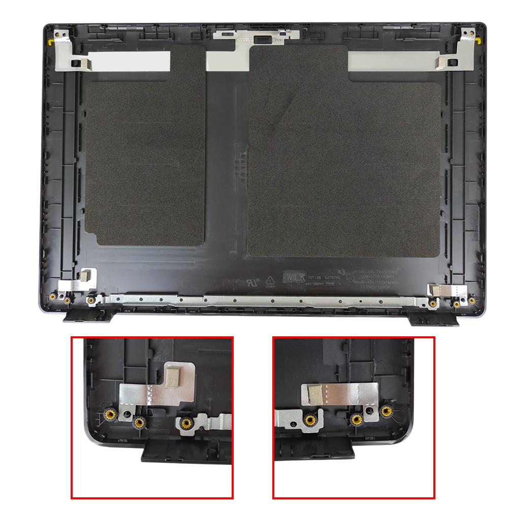 Back Cover + Bezel + Hinges 017XCF 0WXN5F 04Y37V For Dell Latitude 15 3520 E3520