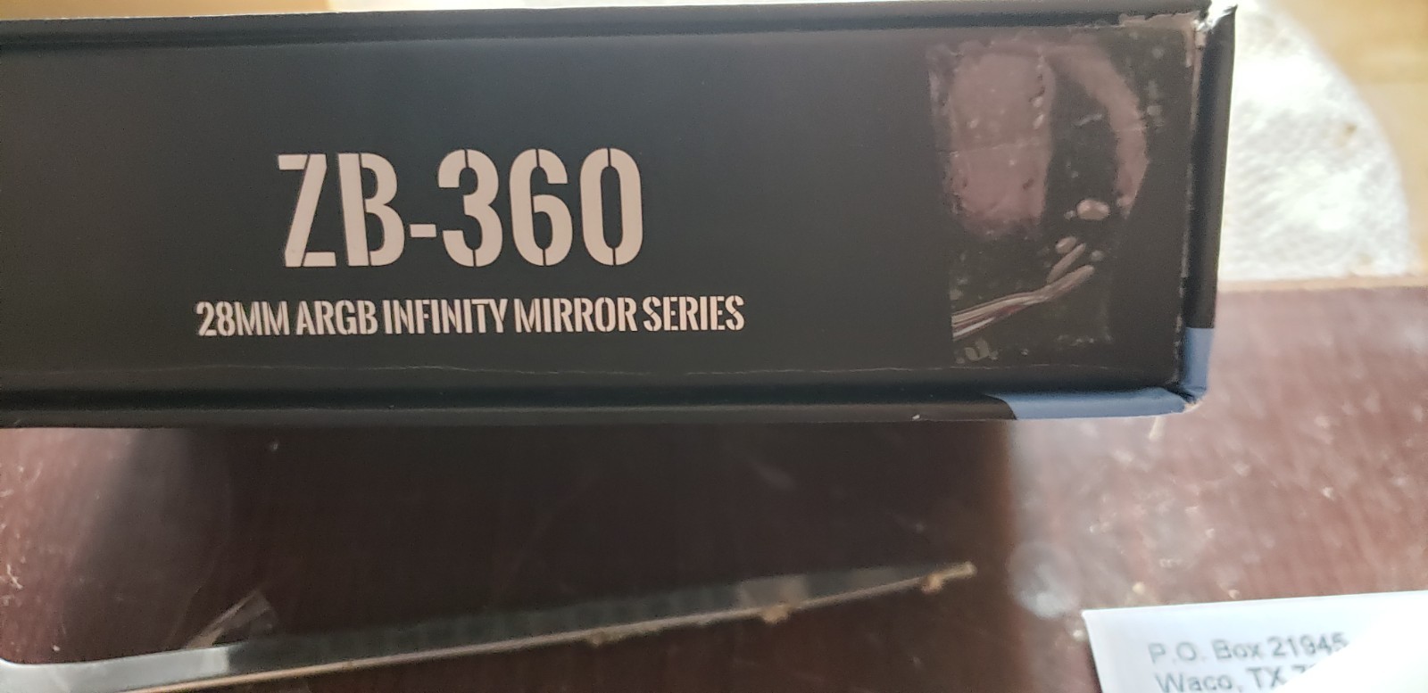 JONSBO ZB-360 ARGB Infinity Mirror Triple 120mm Hydraulic Case Fan 2400RPM