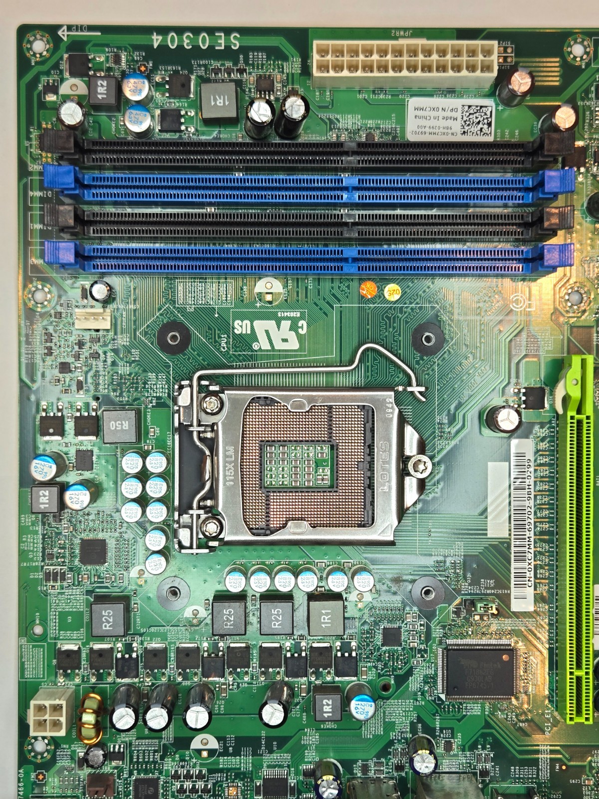 Dell Precision T1500 Desktop Motherboard LGA1156 DDR3 0XC7MM