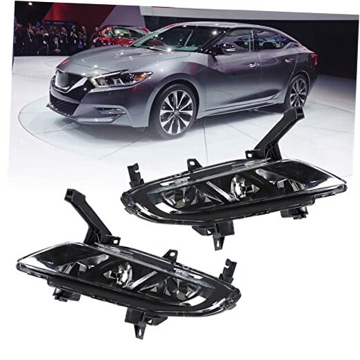 2Pcs Fog Lights Assembly Replacement for Maxima 2016-2019 Driver & Passenger
