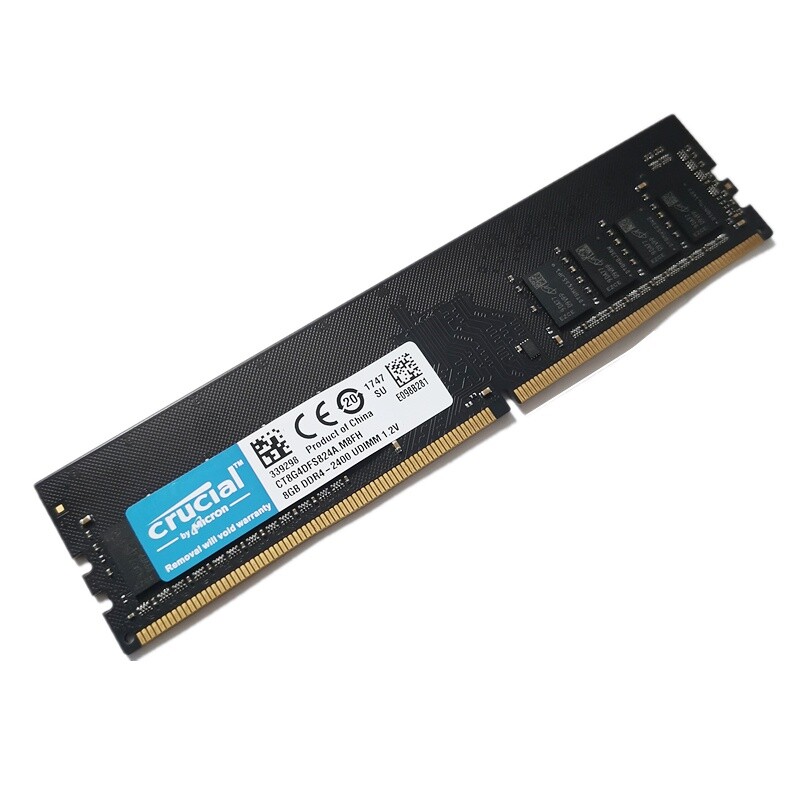 Crucial DDR4 8GB 2666 Mhz PC4-21300 288pins Desktop Memory Dimm Ram 1X8GB