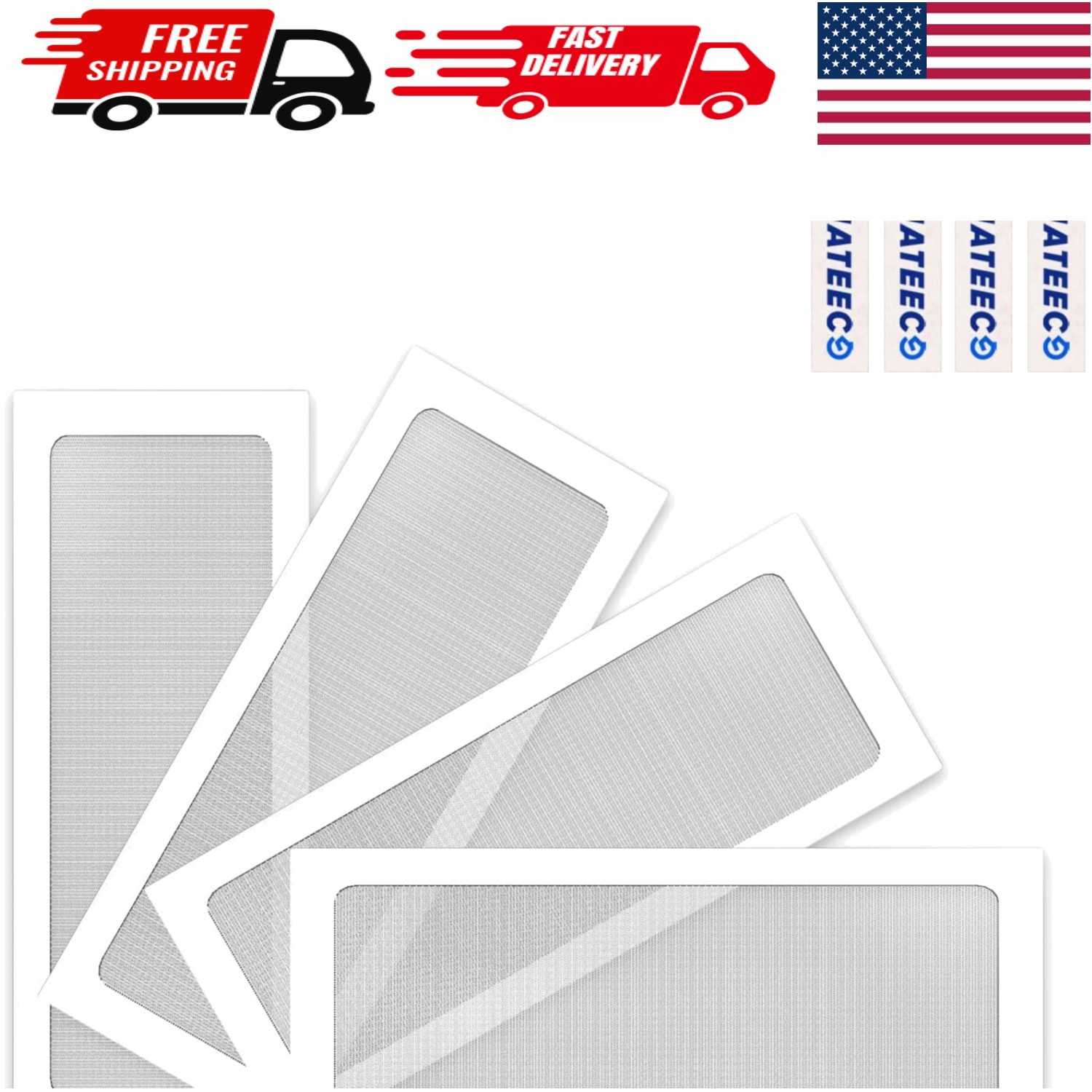 Double-Sided Magnetic Dust Filter 360mm x 120mm – 4PCs for Max Protection