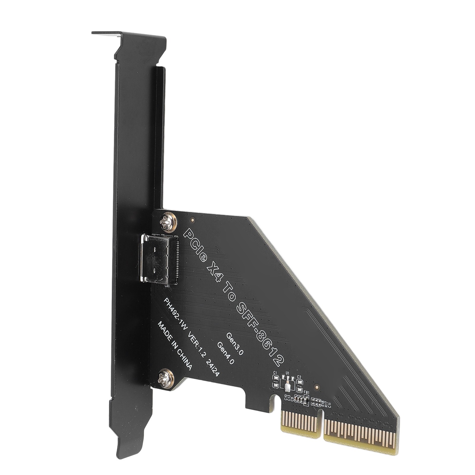 PCIe 4.0 X4 To Oculink SFF-8612 Adapter SFF-8611 External Graphics Card For NVMe