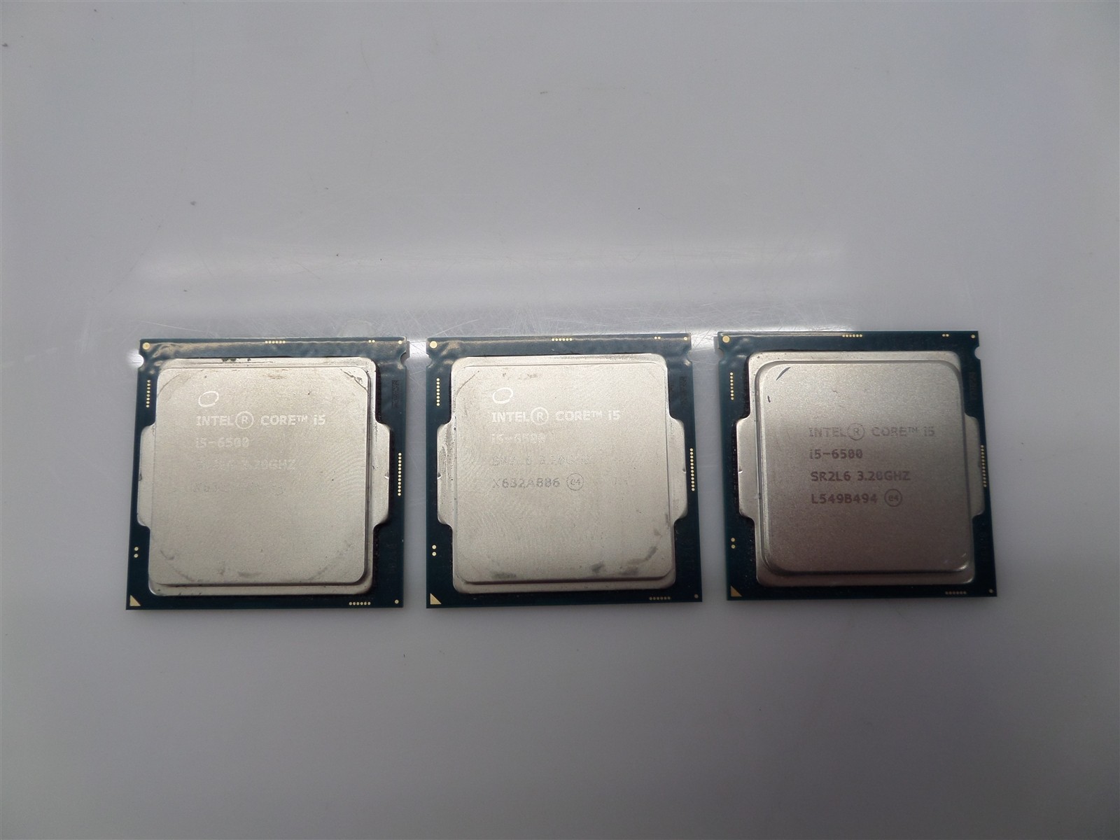 Lot Of 3 Intel Core i5-6500 3.20GHz Quad Core 6th Gen CPU SR2L6