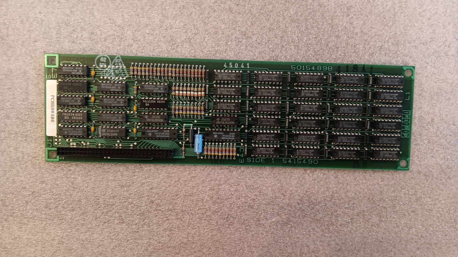 DEC Digital Rainbow PC-100 Memory Extension Board 54-15490