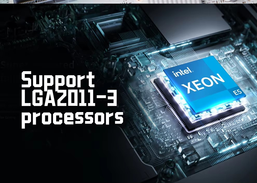 X99 Motherboard D4 Lga 2011 3 with M.2 Slot Support X99 C612chip Ddr4 Memory
