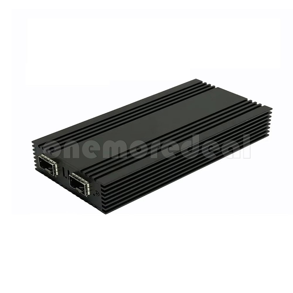 USB4 to 2 Port Fiber SFP+ Ethernet Adapter 10Gb Network Card For Thunderbolt 3/4