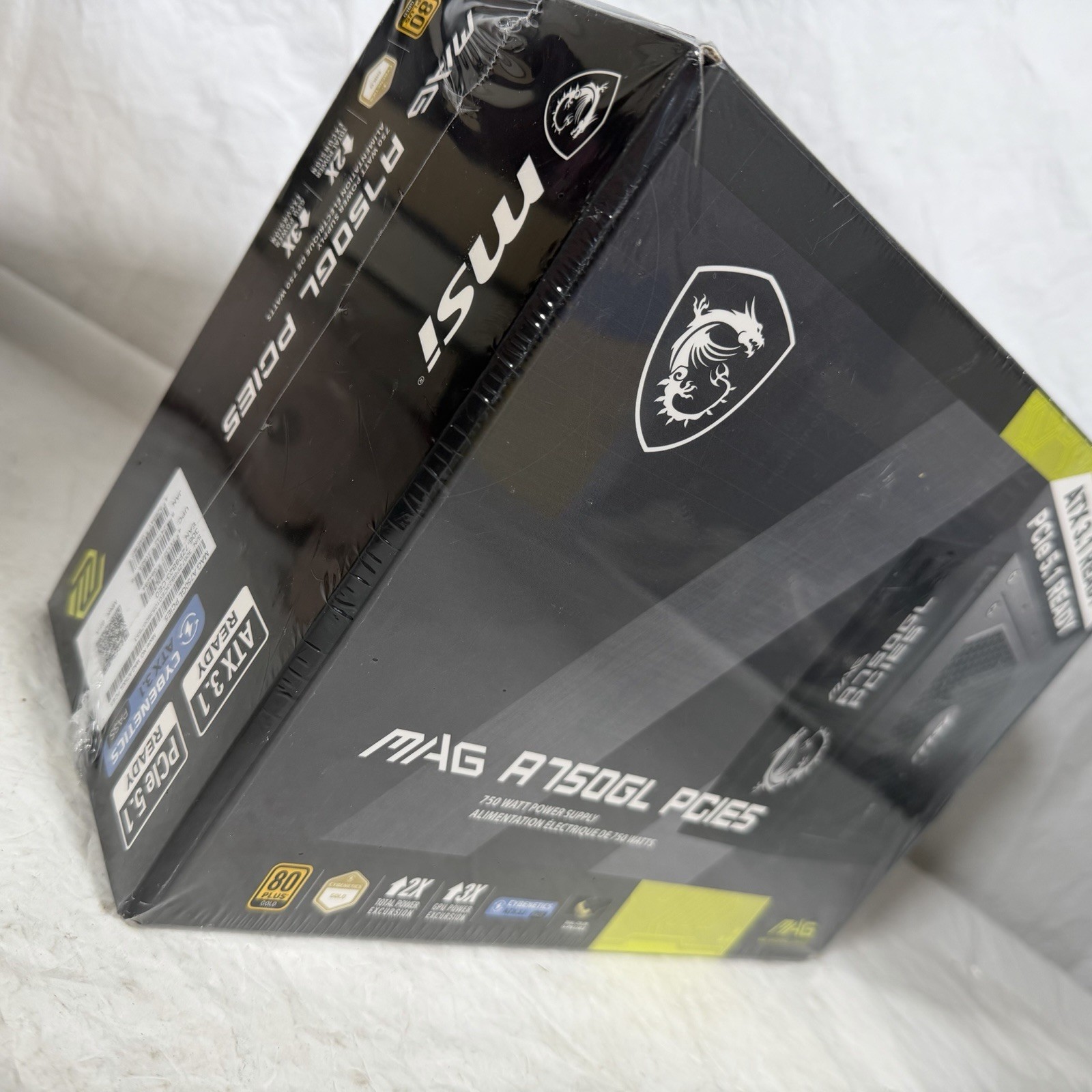 MSI – MAG A750GL PCIE 5.1, 750W ATX 3.1 Gaming Power Supply – FACTORY SEALED