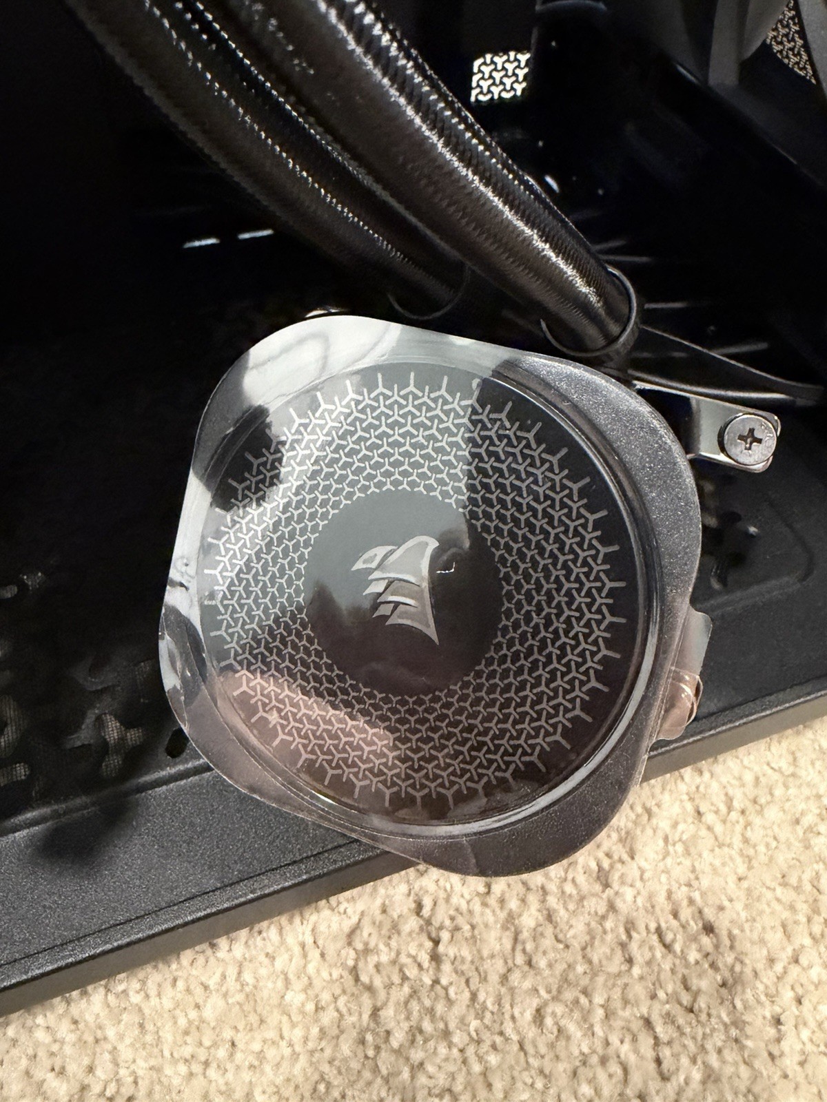 CORSAIR Gaming Desktop PC Case + iCue 360 RBG AIO, RX120 Fans+Hub, RM1200x PSU