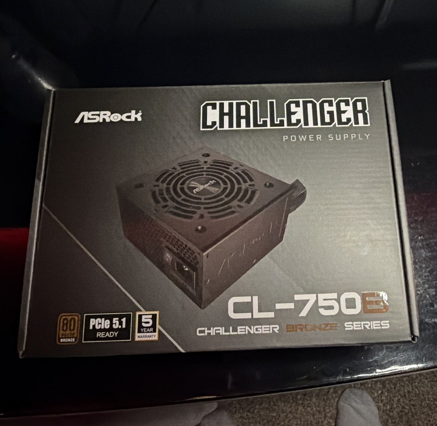 ASRock Challenger CL-750B 750W ATX Power Supply Unit 80 PLUS Bronze
