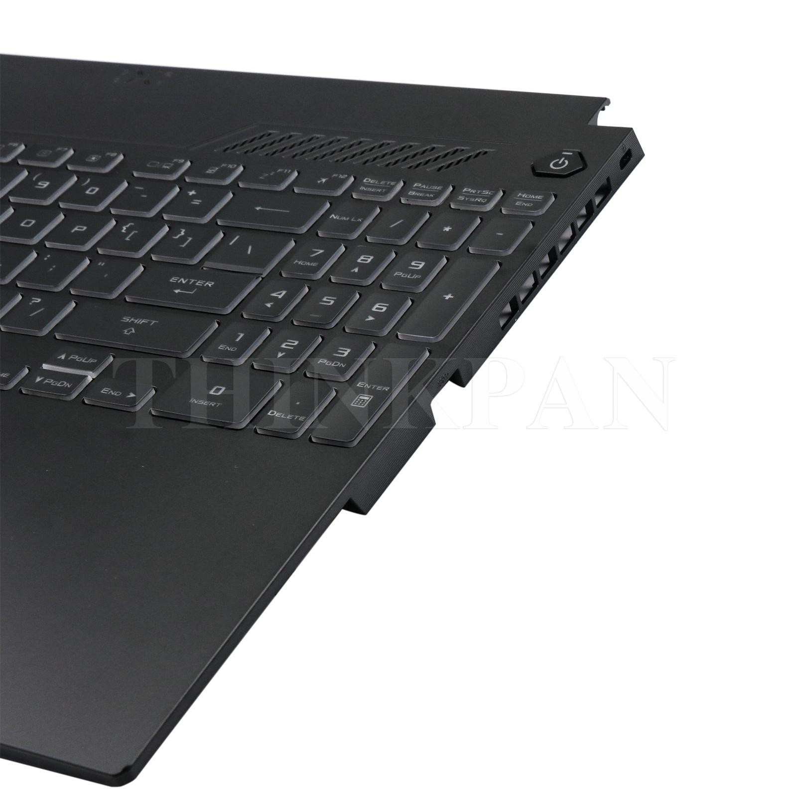 For ASUS TUF Gaming FA507 FX507 Palmrest Backlit Keyboard Dual-side Vent US