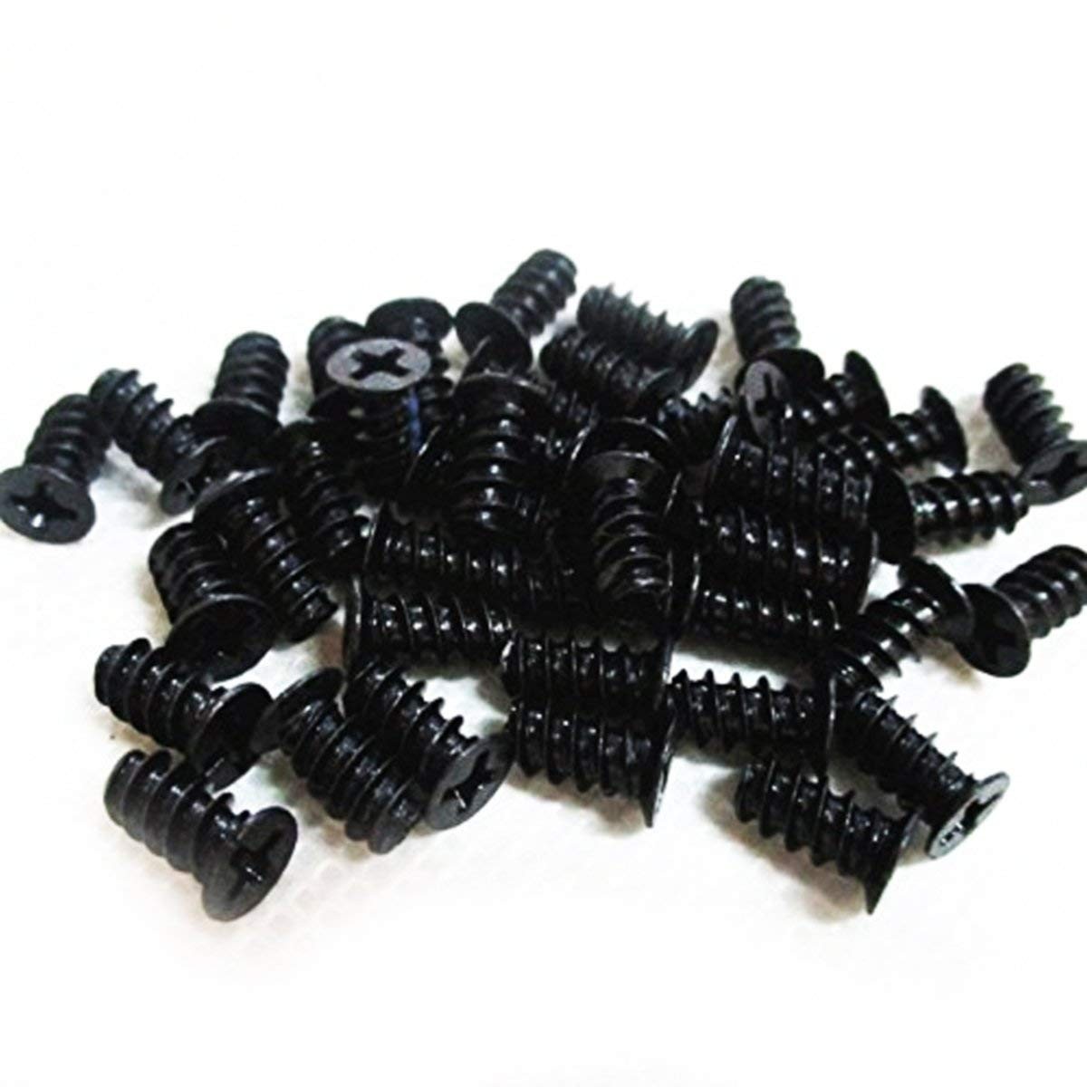 Easycargo PC Case Fan Screws for 60mm, 70mm, 80mm, 90mm, 92mm, 50, Black