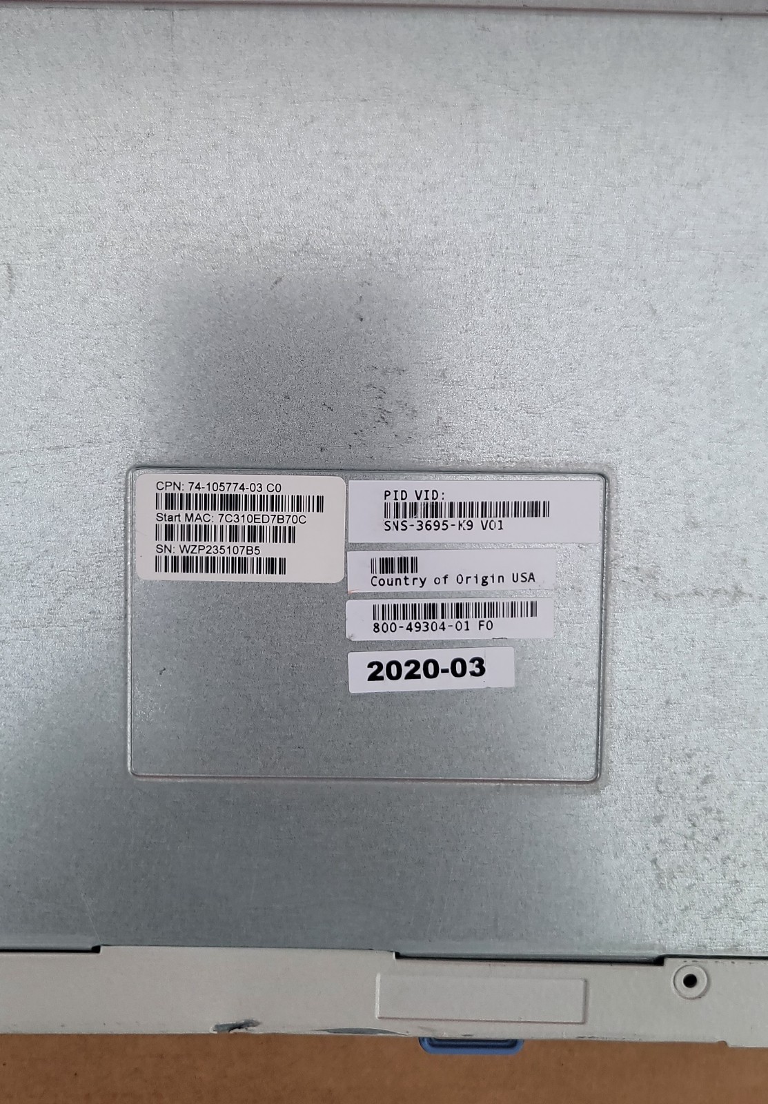 Cisco SNS-3695-K9 secure network server
