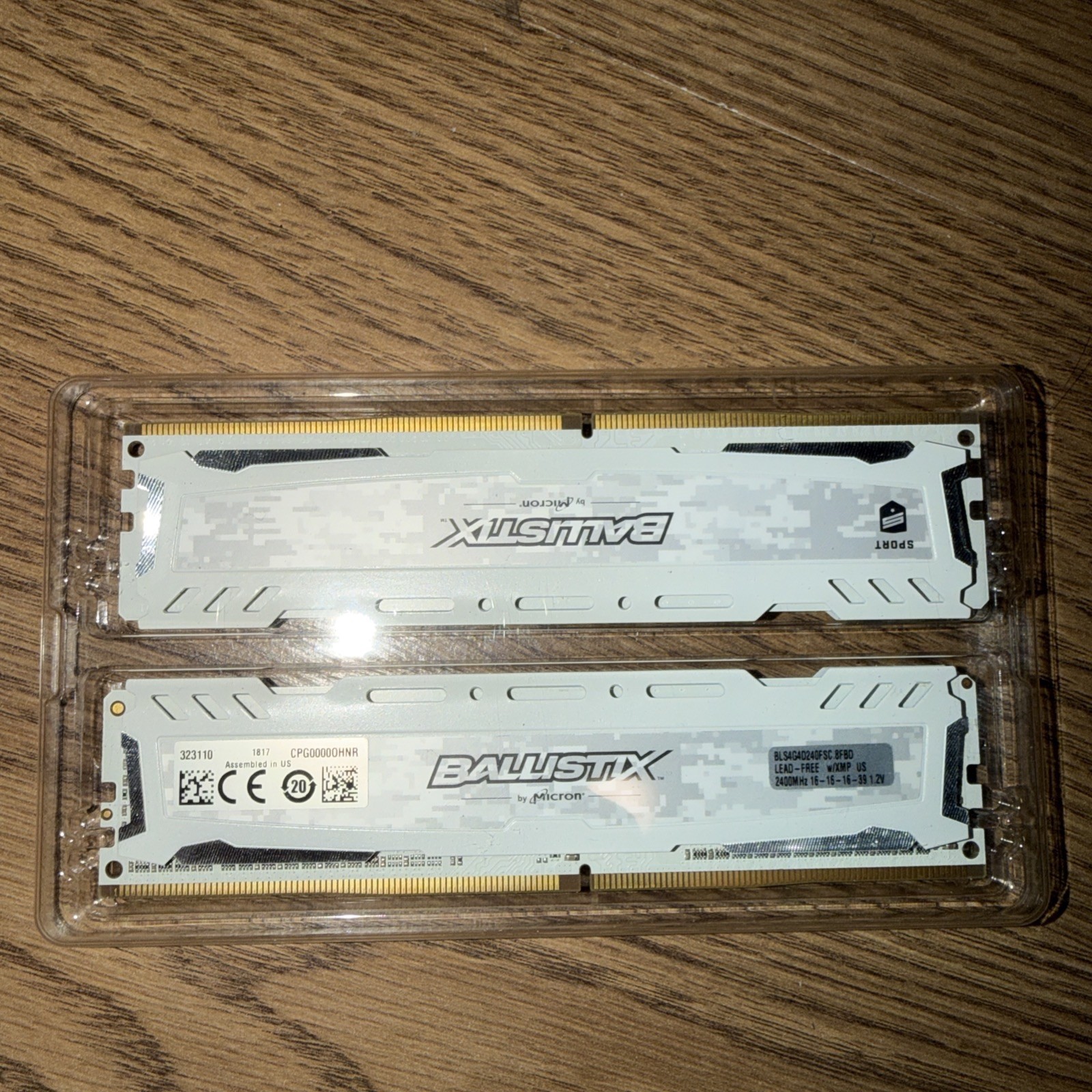 MICRON BALLISTIX 8GB (2x4GB) DDR4-2400 MEMORY RAM BLS4G4D240FSC.8FBD TESTED