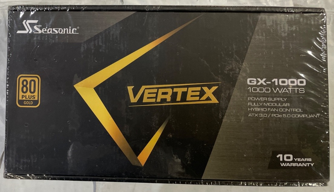 Seasonic VERTEX GX 1000 / Power supply (internal) / ATX12V / EPS12V/80 PLUS Gold