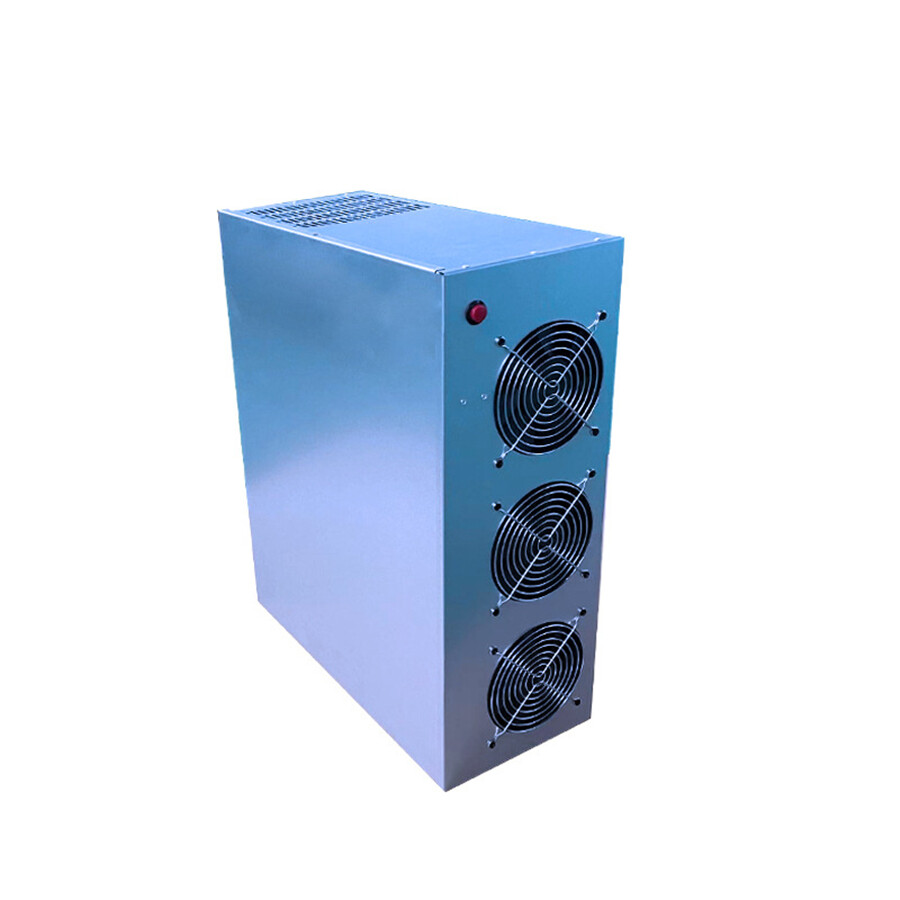 NEW Open Air Mining Server Case Chassis Frame + 3x Fans For 5 GPU Cards X79
