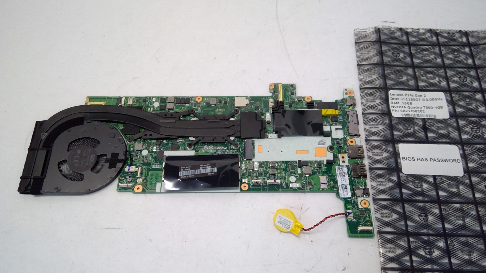 Lenovo ThinkPad T14s gen2 Motherboard 16GB i7-1185G7 @3.0GHz NM-D353*Bios Lock*