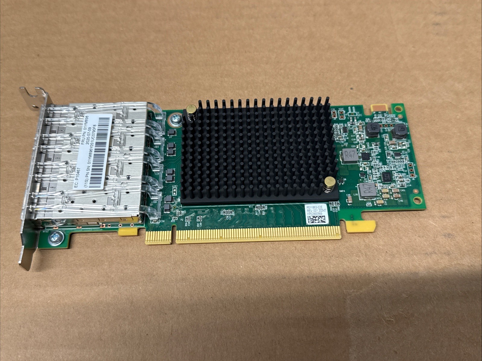 IBM 01YM898 01YM896 Quad-Port 32Gbps HBA FC Fibre Channel Card