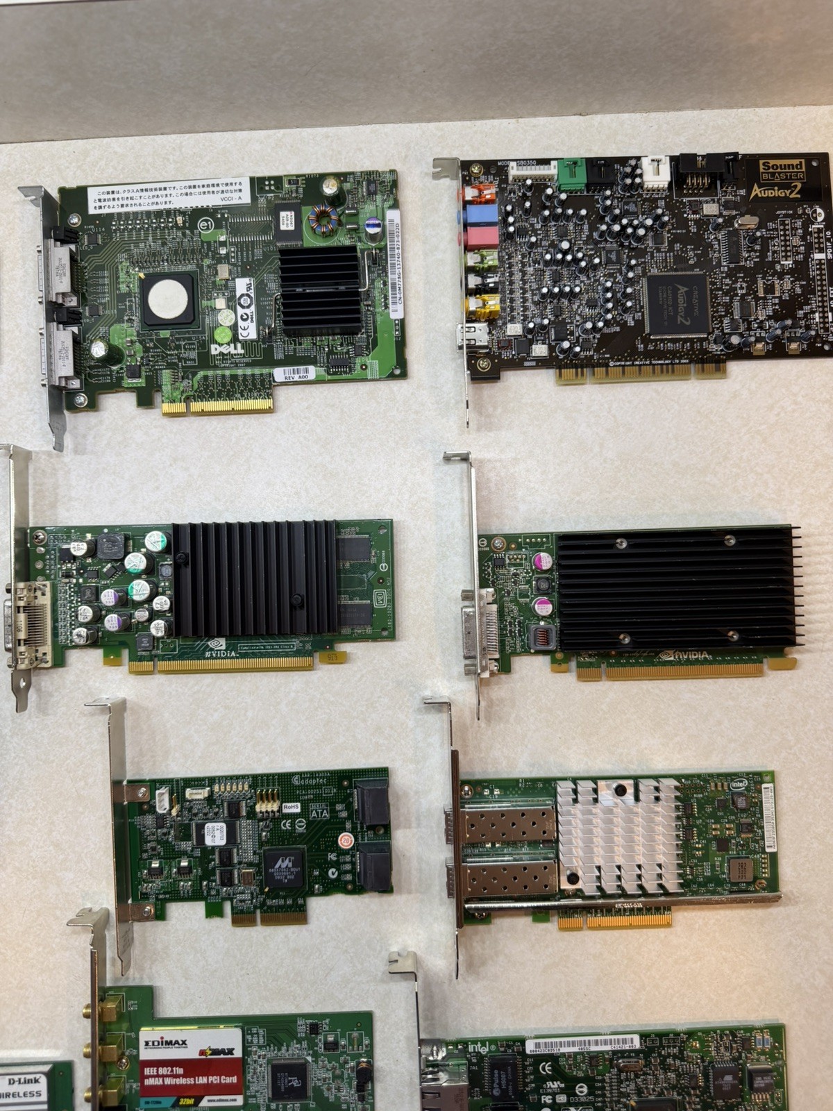 Lot Used Computer Parts PCI Components