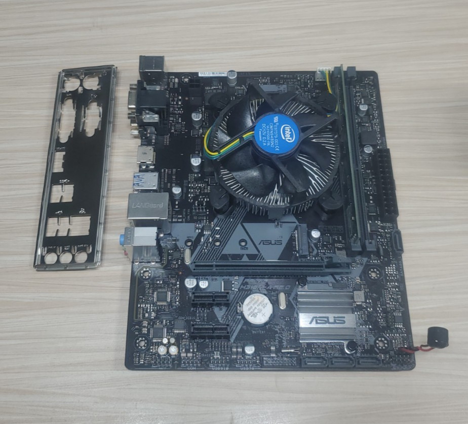 Asus Prime H310M-A R2.0 MicroATX Motherboard Intel i5-9400 8GB DDR4 I/O Shield