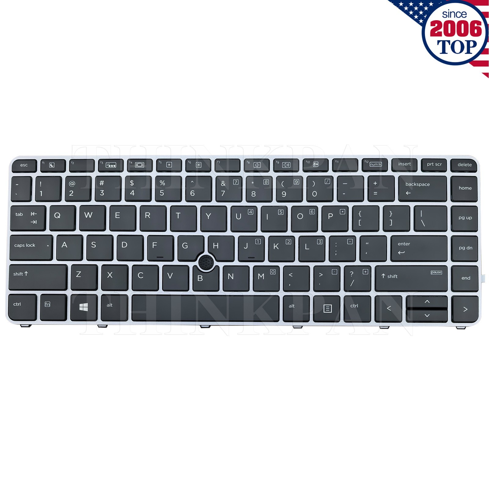 New US Backlit Keyboard w/ Pointer for HP EliteBook 740 745 G3 G4 840 848 G3 G4