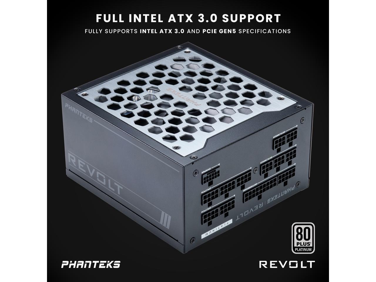 Phanteks Revolt 1200W 80PLUS Platinum, ATX 3.0, PCIe 5.0, Fully Modular, Power S
