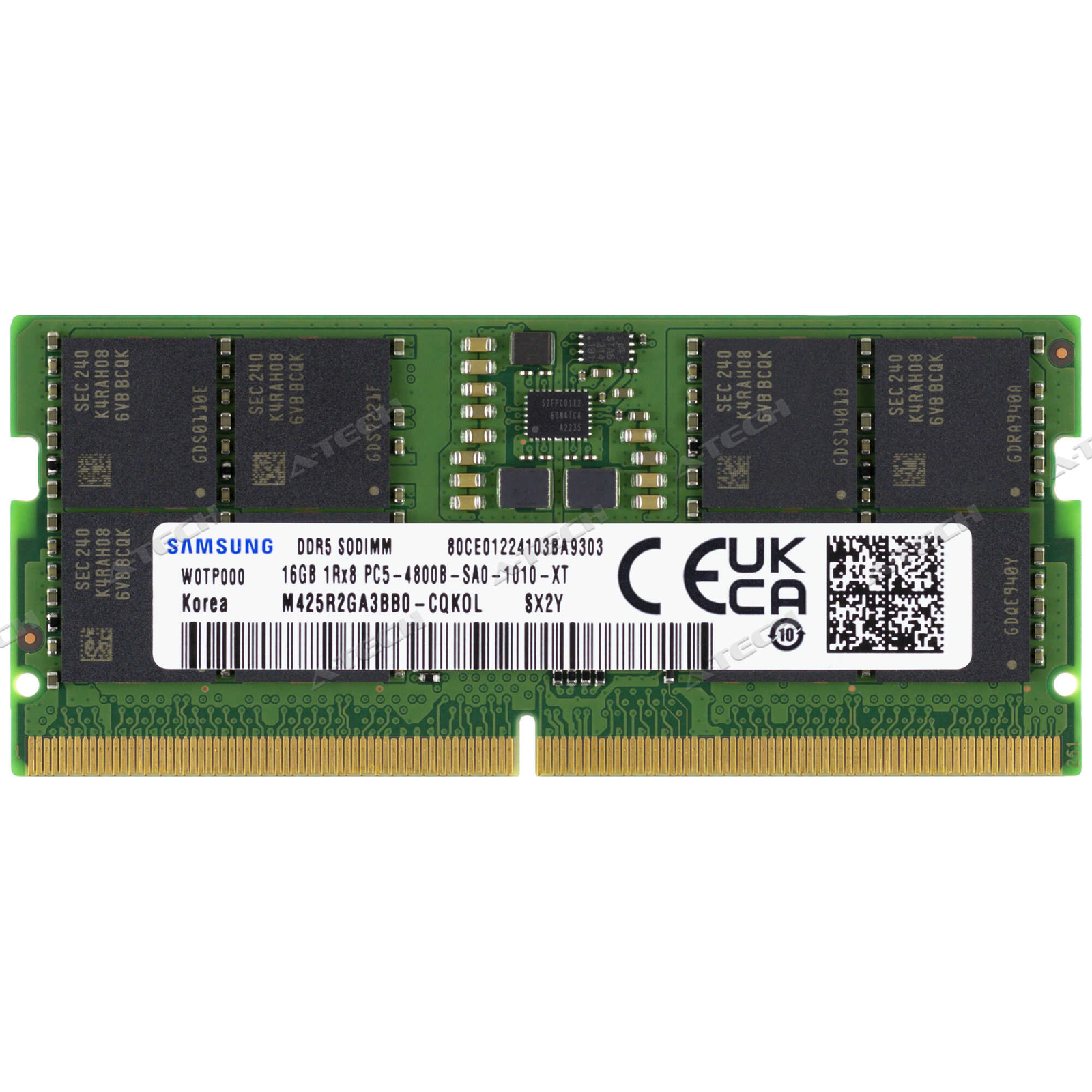 Samsung 16GB 1Rx8 PC5-4800 SODIMM DDR5-38400 Non-ECC Laptop Memory RAM 1x