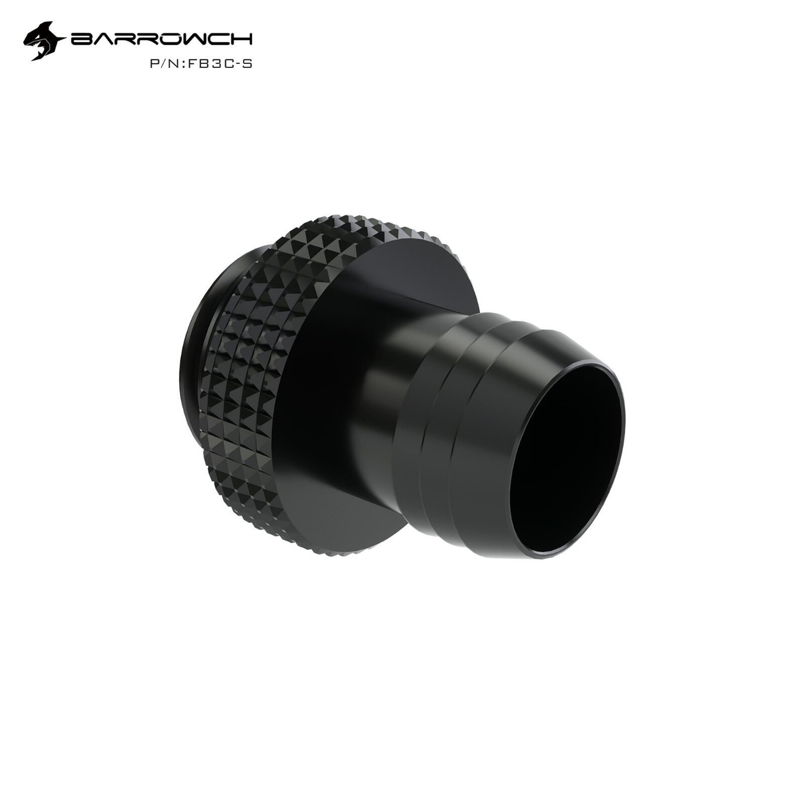 Barrowch G1/4″ to 9.5mm ~ 10mm ID Barb Fitting for Soft Tubing Flexible Tubing