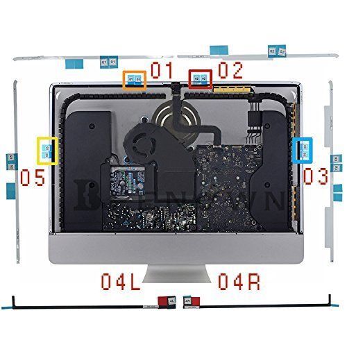 21.5″ Apple iMac A1418 LCD Display Adhesive Strip Sticker Tape 946-4469,946-4471