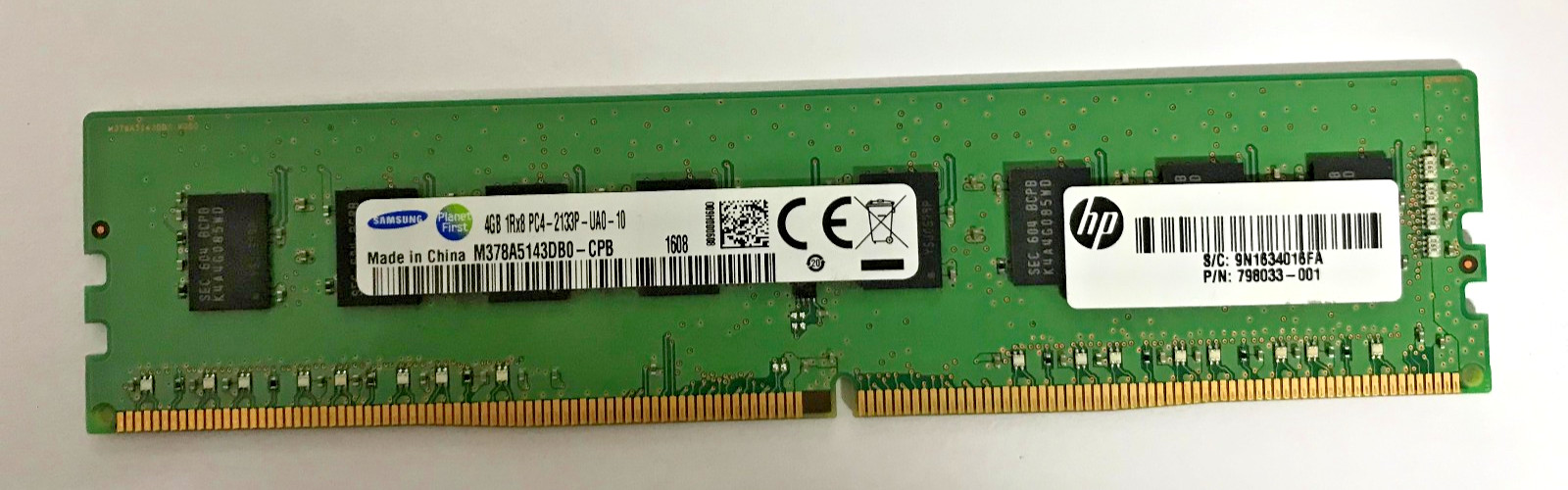 Samsung 4GB (1x4GB) DDR4 M378A5143DB0-CPB PC4-2133P-UA0-10 NonECC #R2796