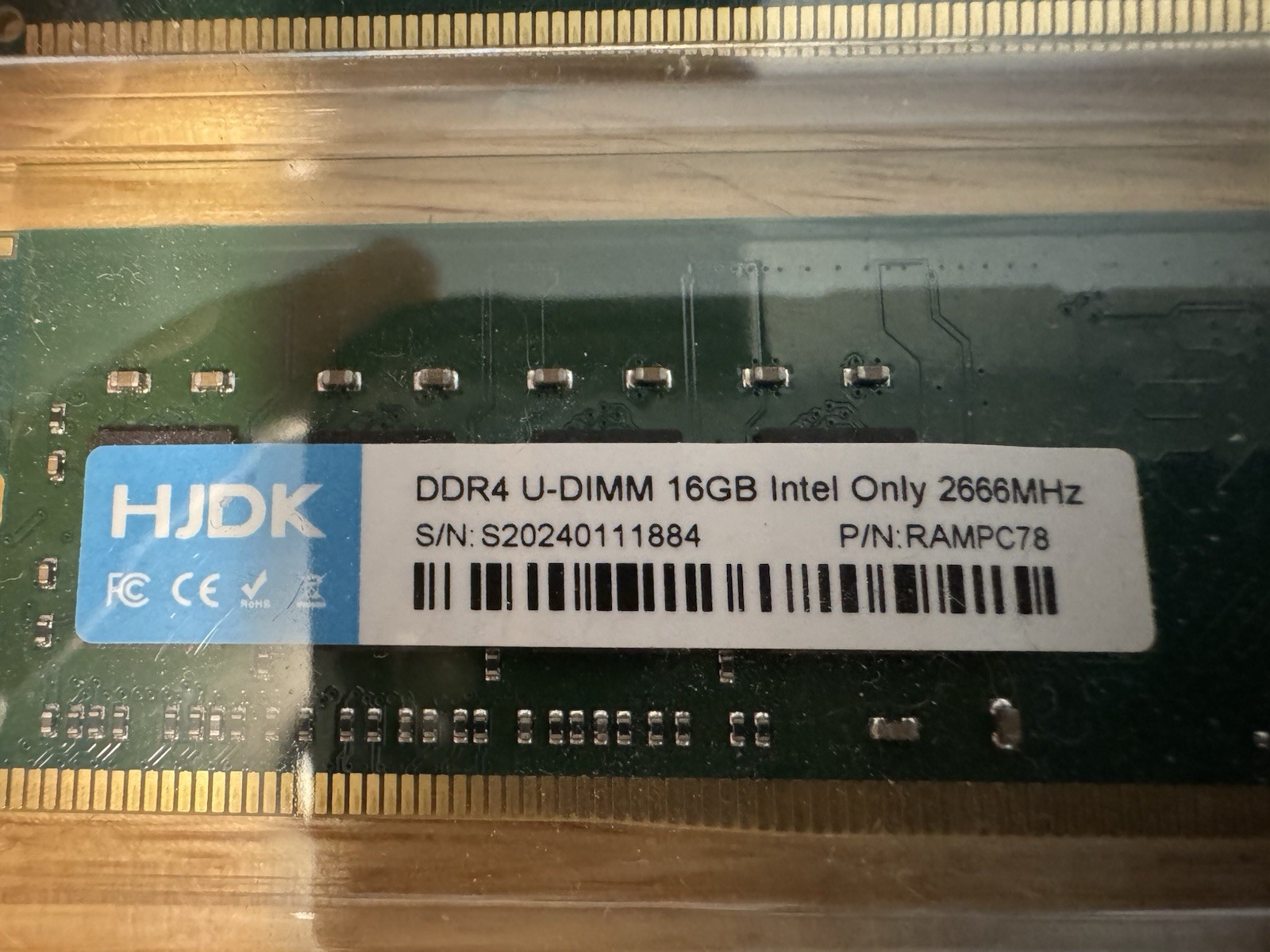 HJDK 32GB (2x16GB) DDR4-2666 UDIMM 288-Pin Non-ECC DDR4 SDRAM RAMPC78