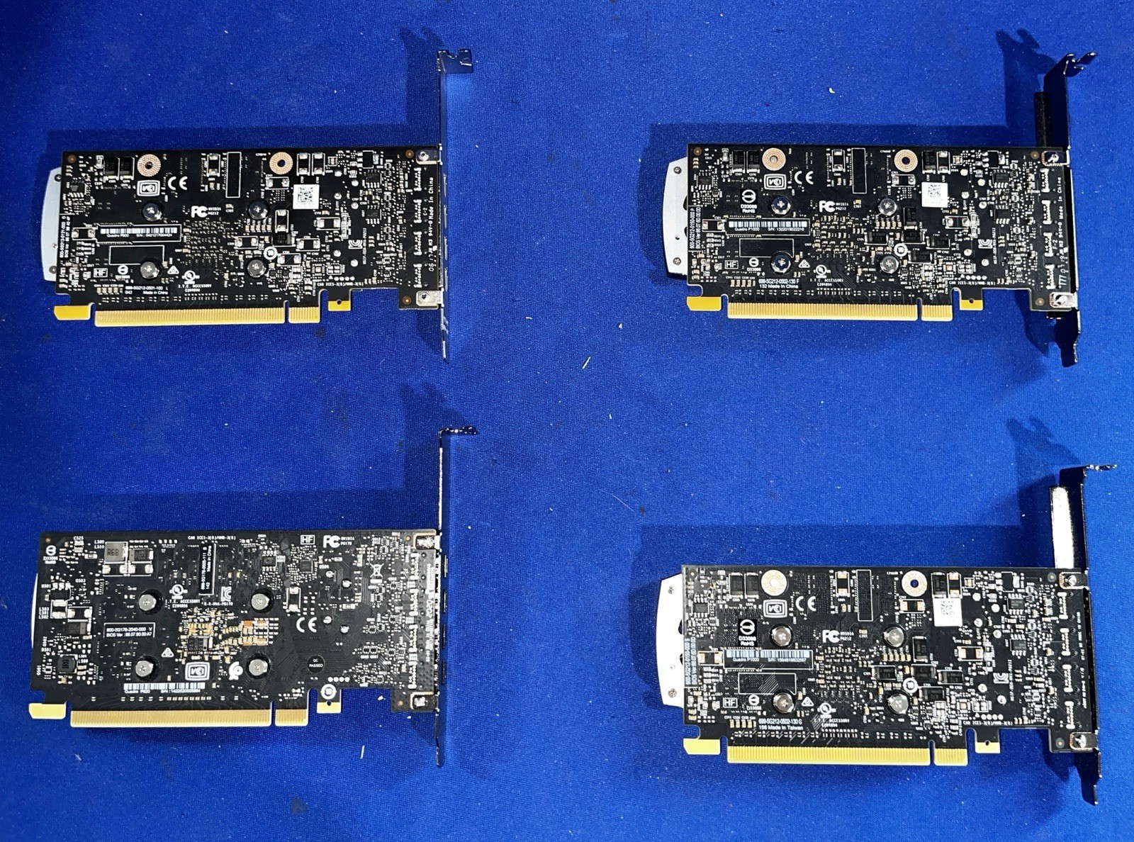 Nvidia Quadro Mix Graphics Card 4x MiniDP P1000 P620 P600 – Tested/Good Lot of 4