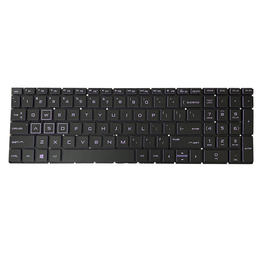 Purple backlight keyboard for HP Pavilion Gaming 15-DK 15-DK0000 15-DK1000