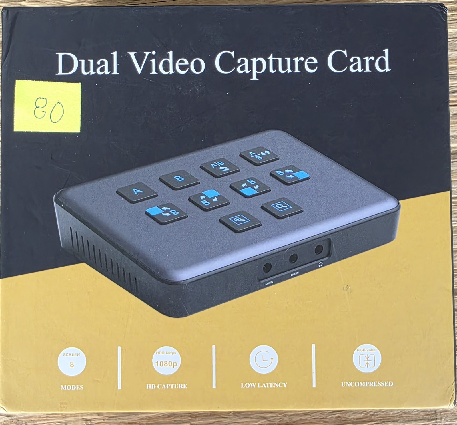 RUIPUO HDMI Live Stream Switcher, 4K 60HZvideo capture card USB-C HDMI toUSB 3.0