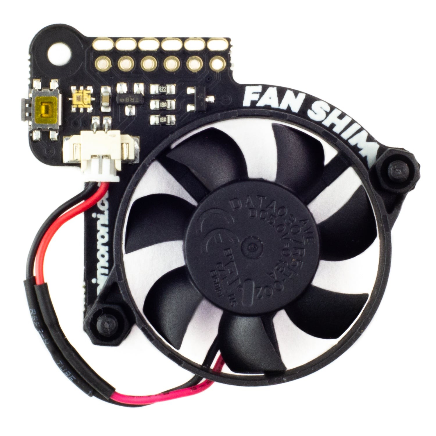Pimoroni Fan SHIM for Raspberry Pi 30mm no-solder, CPU fan w/ RGB PIM461
